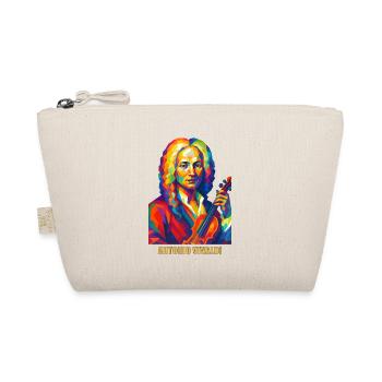 Vivaldi Portrait in Farbvielfalt - Bio-Täschchen - Natur - Vorne