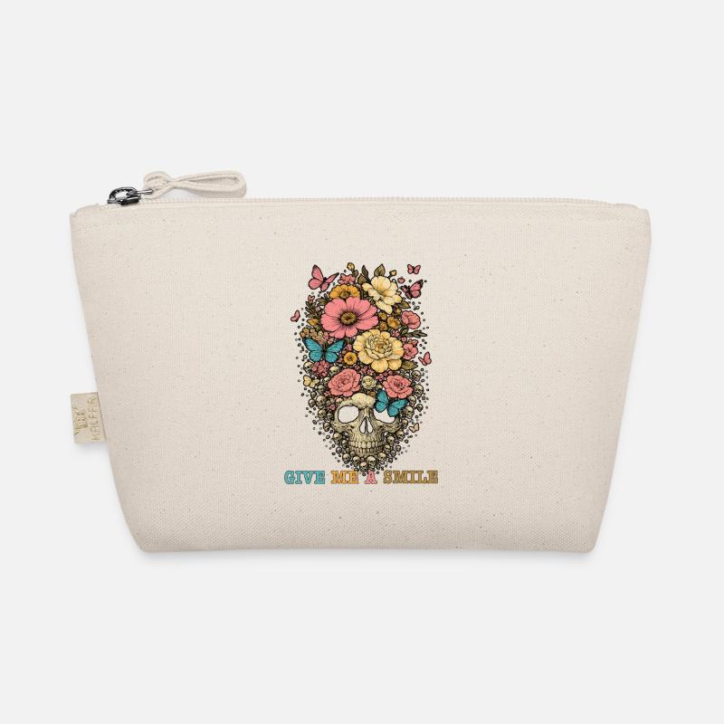 Crâne et fleurs - donne-moi un sourire Trousse biologique