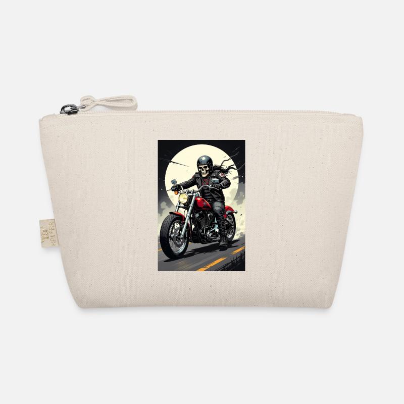 Chopper_Biker_Artwork_Collection_R05 - Bio-Täschchen - Natur