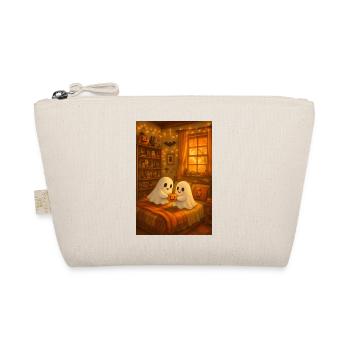 Halloween cute ghosts - Organic Pouch - nature - Front
