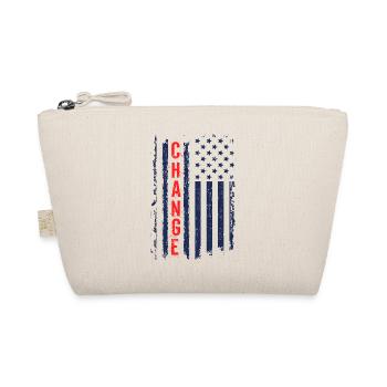American flag style with modern aesthetics - Organic Pouch - nature - Front