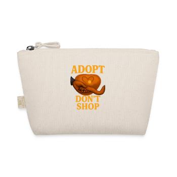 Empathetic cat adoption design - Organic Pouch - nature - Front