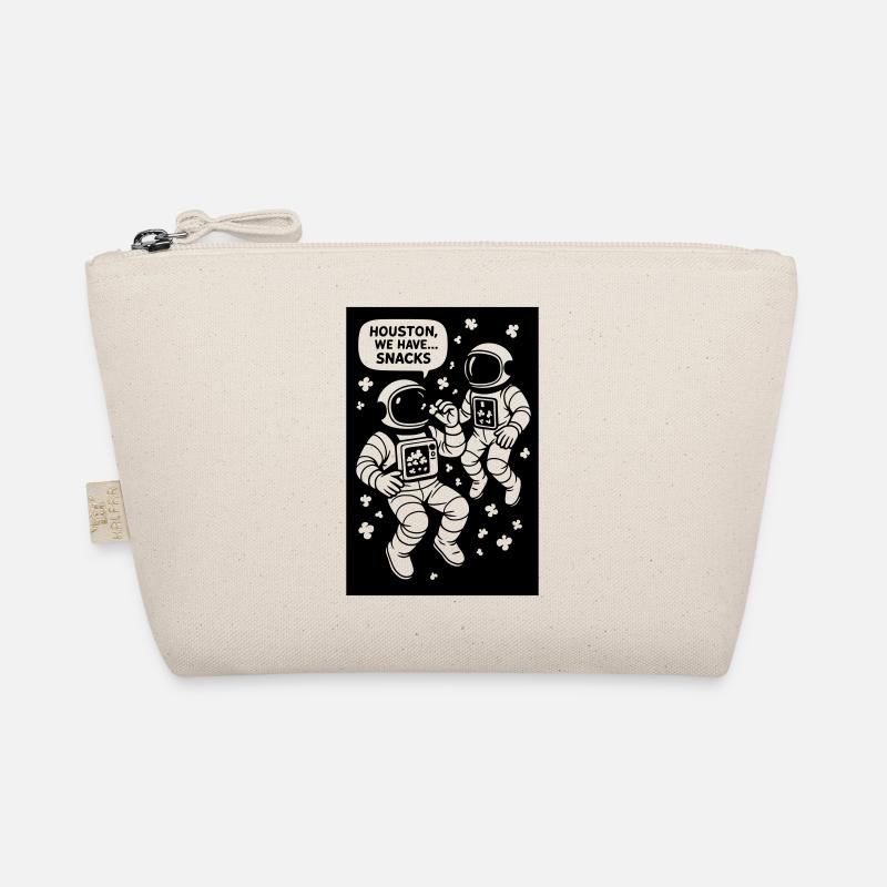 Astronautes avec pop-corn noir et blanc Trousse biologique