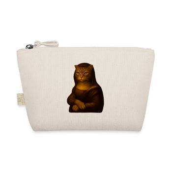 Modern cat art in vintage style - Organic Pouch - nature - Front