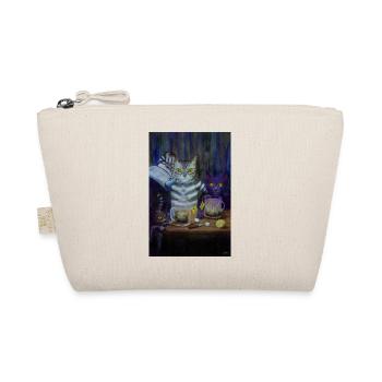Cats and Rats Enjoy a Tea Party - Organic Pouch - nature - Front