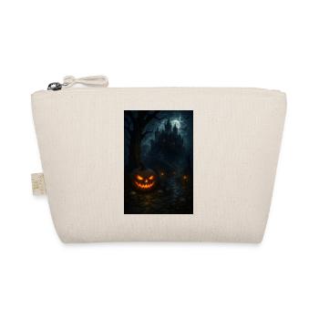 Halloween Horror Pumpkin - Organic Pouch - nature - Front