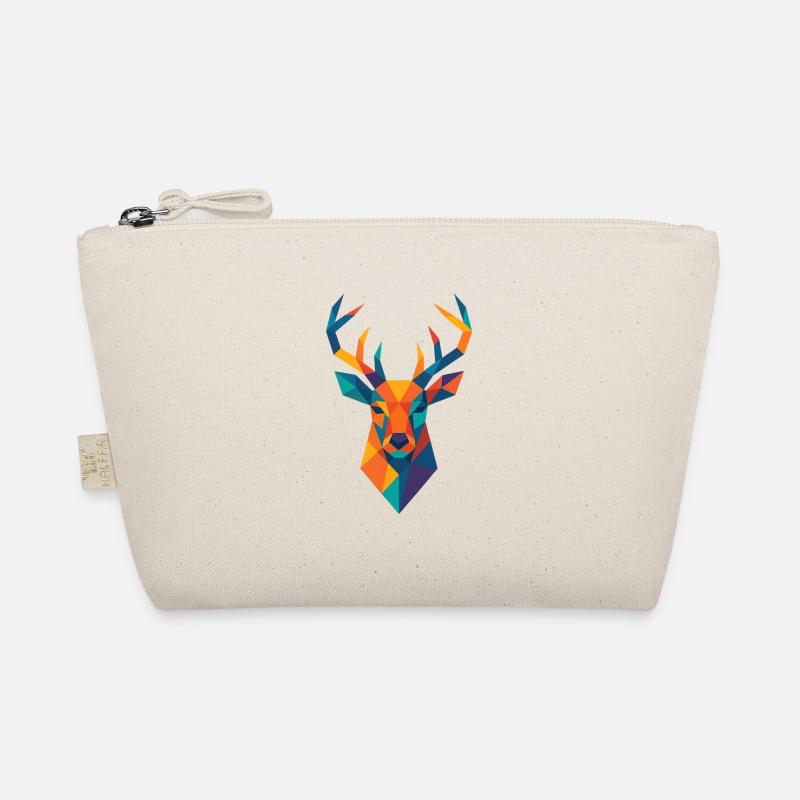 Tête de cerf | Impression de cerf / Impression / Design - Trousse biologique - nature