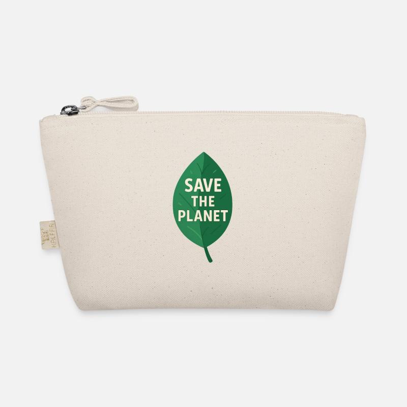 Eco-Leaf Save the Planet Design Organic Pouch