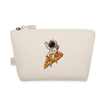Space astronaut on pizza slice - Organic Pouch - nature - Front