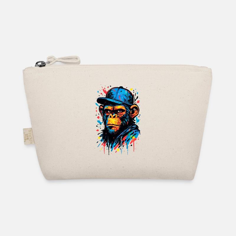 The Monkey Dance | Street Art Monkey Organic Pouch