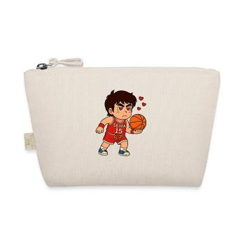 Giocatore_di_basket_con_cuore - Bio-Täschchen - Natur - Vorne