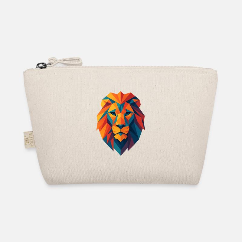 Löwe | Löwenkopf Print / Druck Bio-Täschchen