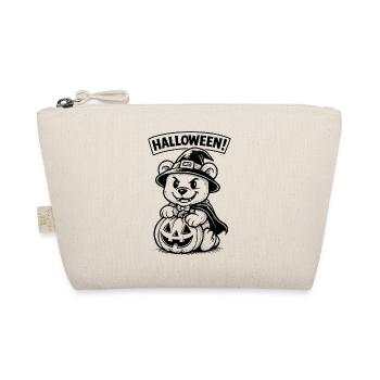 Ours d’Halloween avec lanterne citrouille - Trousse biologique - nature - Devant