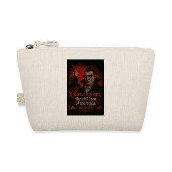 Gothic Dracula – Children of the Night Tee - Organic Pouch - nature - Front