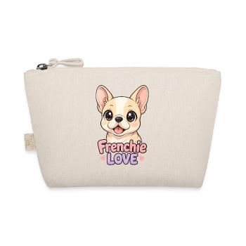French Bulldog Dog - Frenchie Love - Organic Pouch - nature - Front