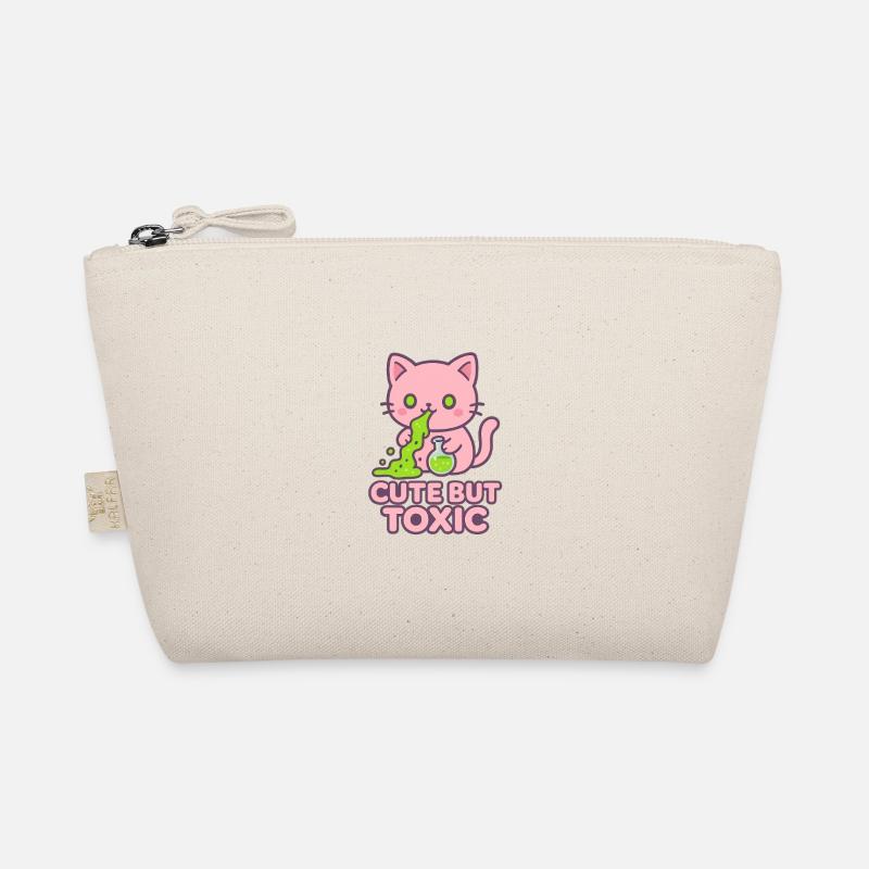 Giftige Kawaii-Katze Bio-Täschchen