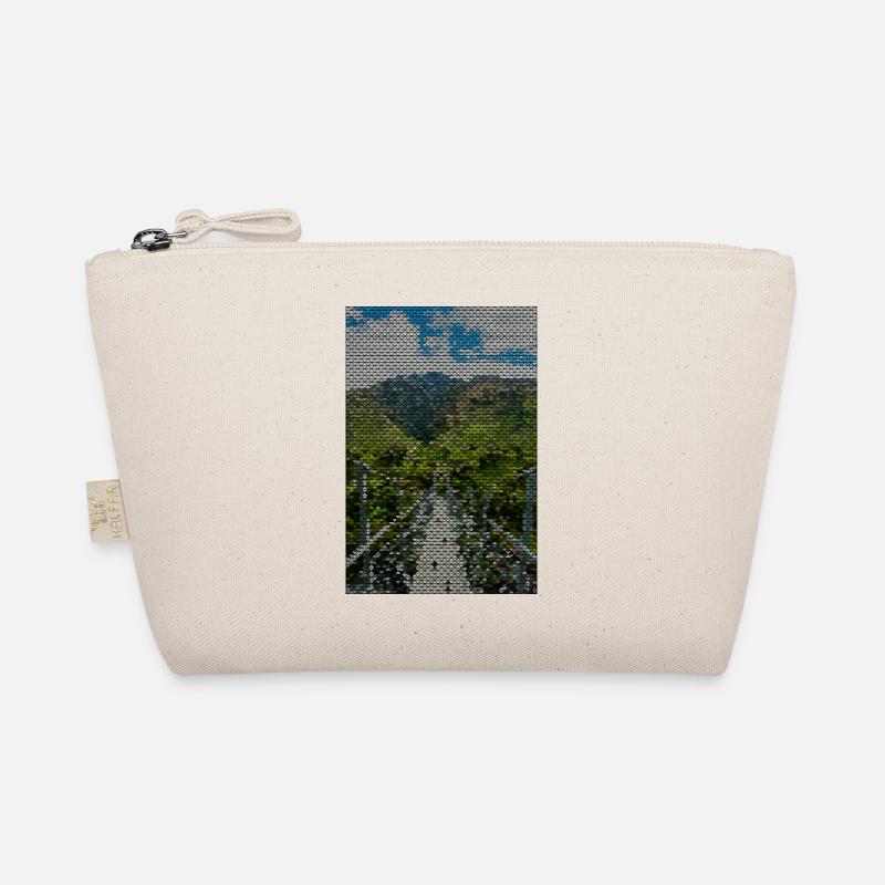 Geometric Landscape Trail Organic Pouch