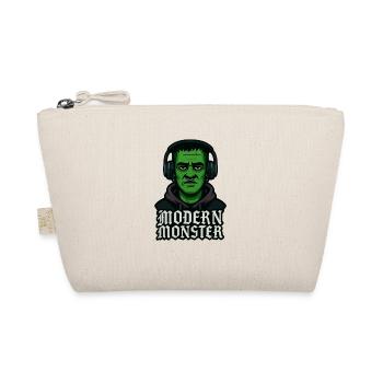 Modern Monster Gothic Horror Streetwear - Organic Pouch - nature - Front