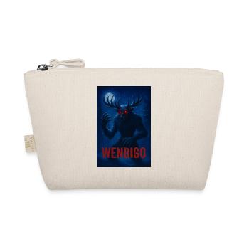 Art d’horreur Wendigo dans la forêt enneigée scène de nuit - Trousse biologique - nature - Devant