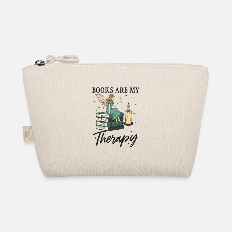 Books are my therapy Organic Pouch