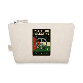 Frieden für Palästina Vintage - Bio-Täschchen - Natur - Vorne
