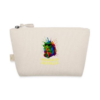 Caméléon arc-en-ciel avec style - Trousse biologique - nature - Devant