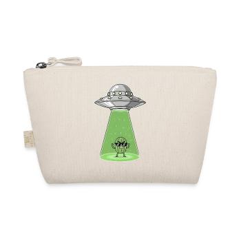 Cactus Alien in UFO Light - Organic Pouch - nature - Front
