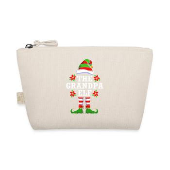 Opa Großvater Elfe Elf Weihnachtsgeschenk - Bio-Täschchen - Natur - Vorne