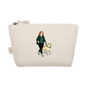 Margarita with Akita - Organic Pouch - nature - Front