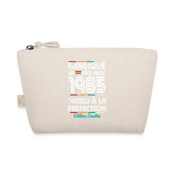 40 Year Anniversary - Made in December 1985 - Organic Pouch - nature - Front