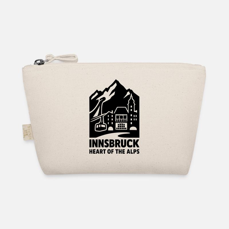 Innsbruck Herz der Alpen - Bio-Täschchen - Natur