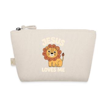 Jésus chrétien m’aime lion mignon - Trousse biologique - nature - Devant