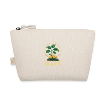 "Mystical Plant – Trendy Nature Art" - Organic Pouch - nature - Front