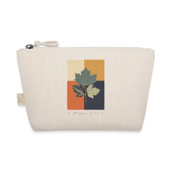 Autumn Botanicals Grid - Organic Pouch - nature - Front