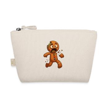 Halloween Zombie Gingerbread Man - Organic Pouch - nature - Front