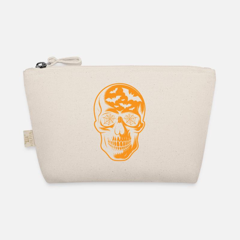 Crâne de toile d’araignée Halloween Trousse biologique