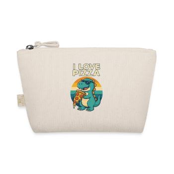 Cool Dino Loves Pizza - Trousse biologique - nature - Devant