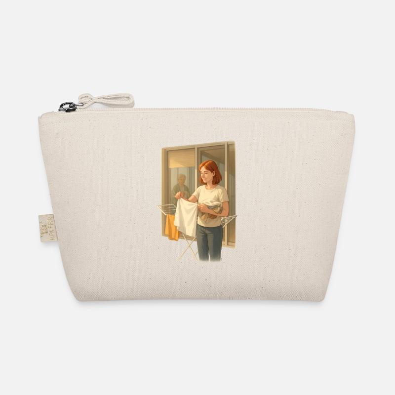 Laundry in the light: quiet everyday life Organic Pouch