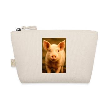 Tier, Schwein - Bio-Täschchen - Natur - Vorne