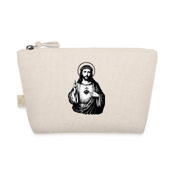 Style pochoir StreetArt Sacré-Cœur - Trousse biologique - nature - Devant