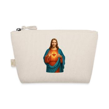 Emblème de Jésus avec lumière du cœur - Trousse biologique - nature - Devant