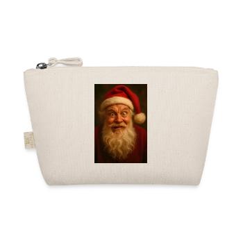 Merry Christmas - Crazy Santa Claus - Organic Pouch - nature - Front
