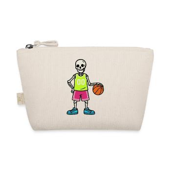 Skeleton Basketball Neon Jersey 00 - Organic Pouch - nature - Front