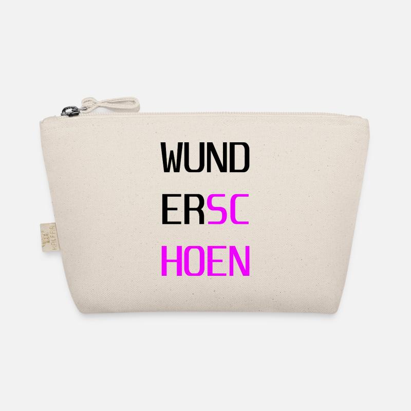 Wunderschoen - Bio-Täschchen - Natur