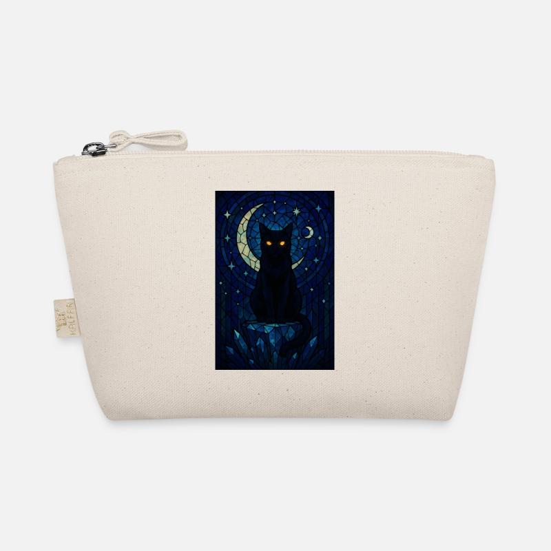 Nuit au clair de lune Chat magique Trousse biologique