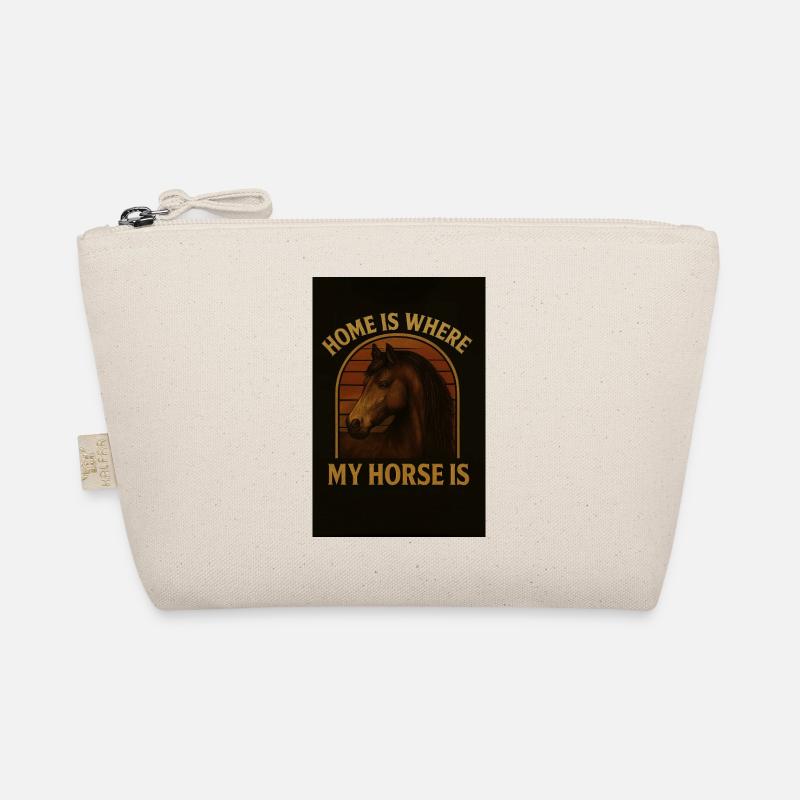 Home is where my horse is Organic Pouch