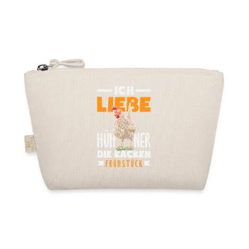 I love chickens – they poop breakfast - Organic Pouch - nature - Front