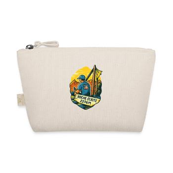 Trail rocks written - Organic Pouch - nature - Front