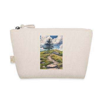Illustration of a natural landscape - Organic Pouch - nature - Front