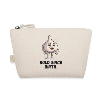 Garlic Lady - Courage Since Birth Caricature - Organic Pouch - nature - Front